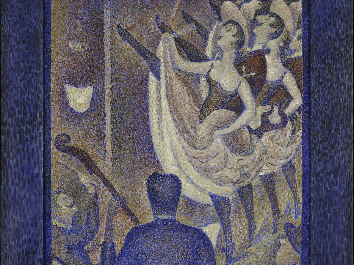 Study for “Le Chahut,” 1889, Georges Seurat, French; oil on canvas. Albright-Knox Art Gallery, General Purchase Funds, 1943:10.