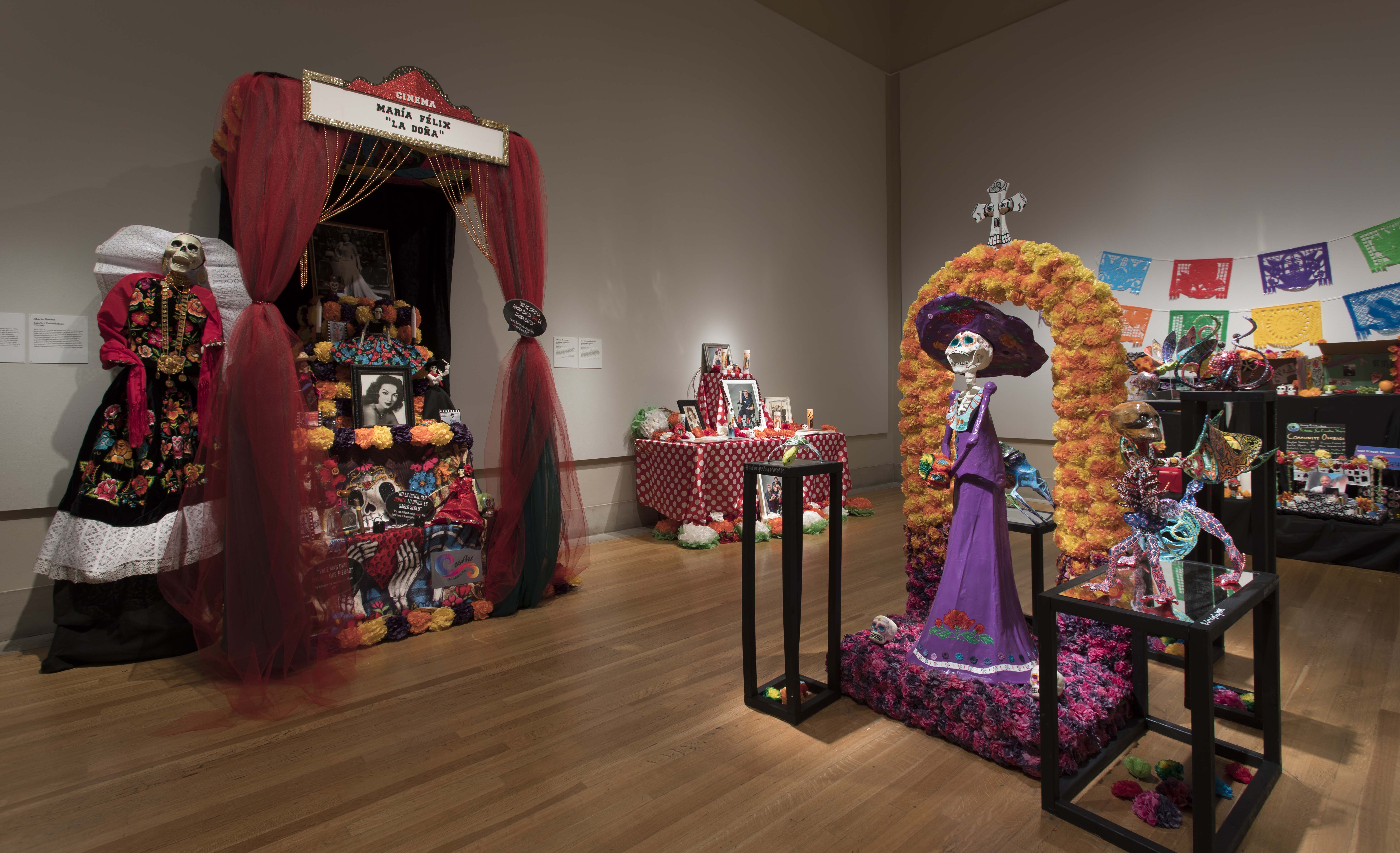 Colorful Offerings to Beloved Ancestors and Important Causes Ofrendas