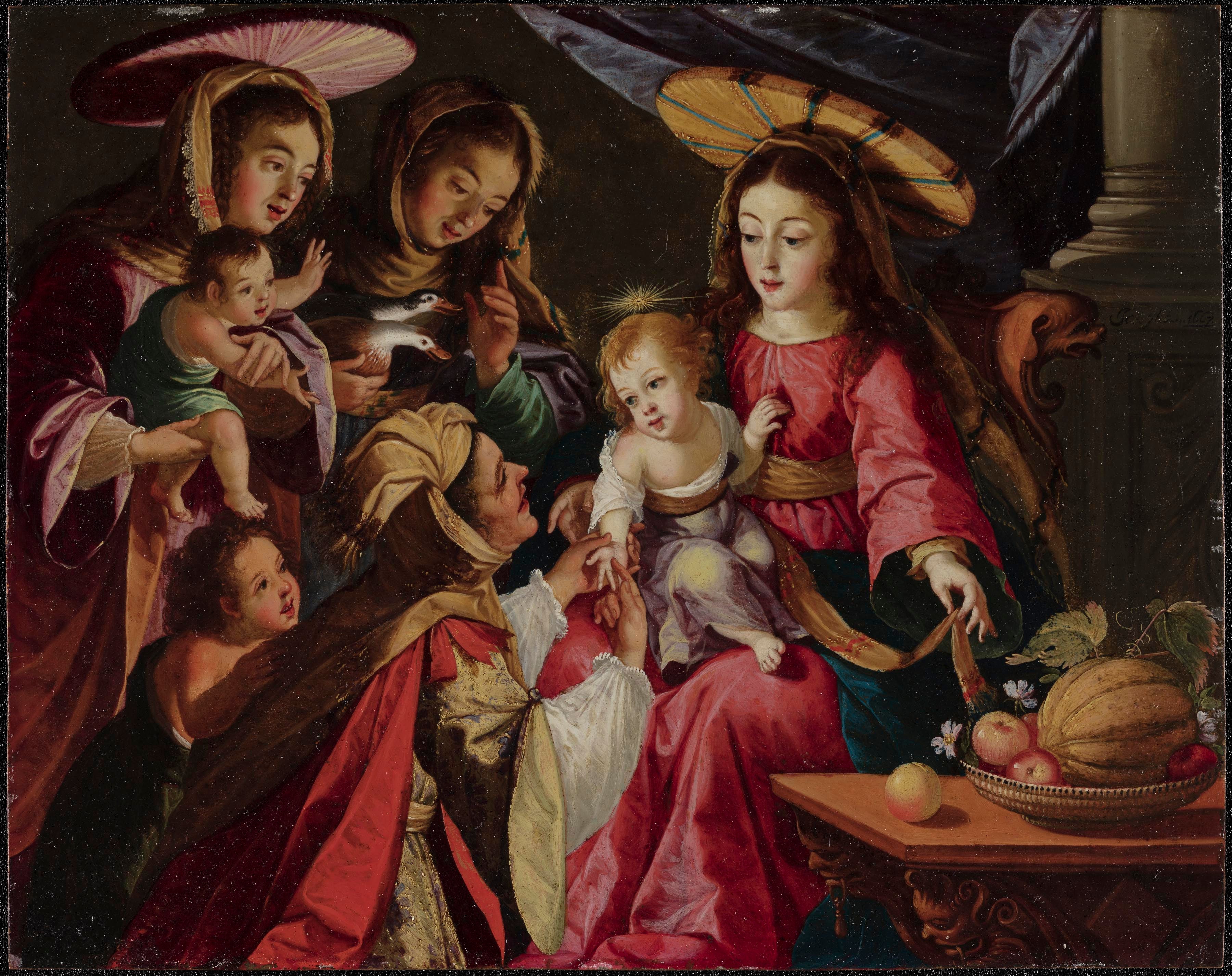 "Reading the Fate of the Christ Child," 1667, Josefa de Óbidos, Portuguese-Spanish, 1630–1684. Detroit Institute of Arts.