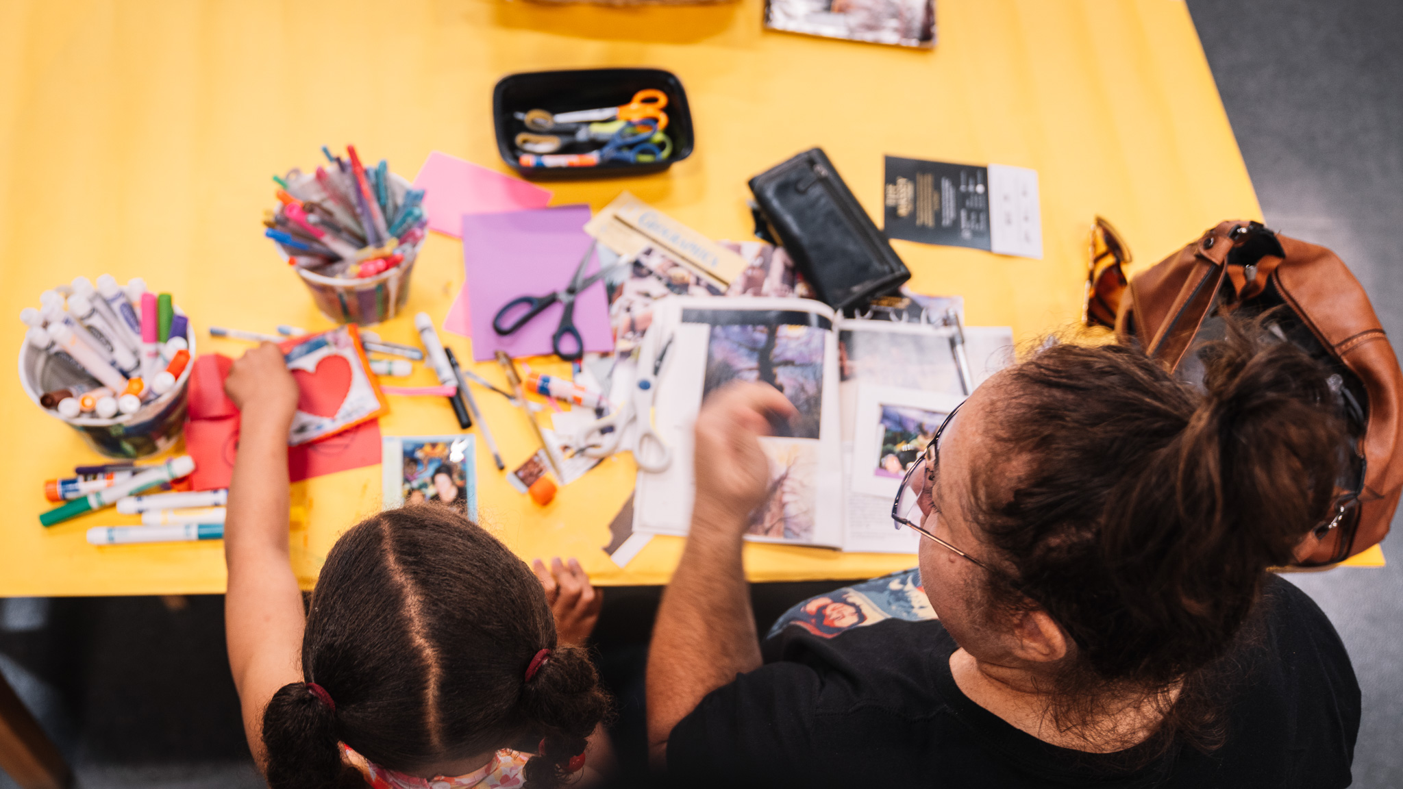 Artmaking, photo credit to Elonte Davis