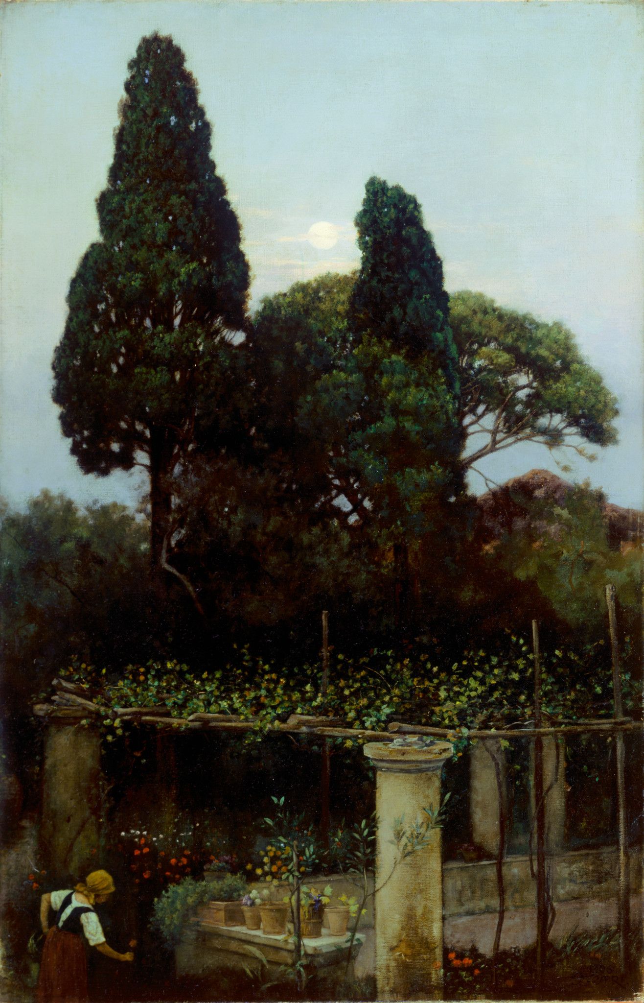 Charles Caryl Coleman, The Garden of the Villa Castello, Capri