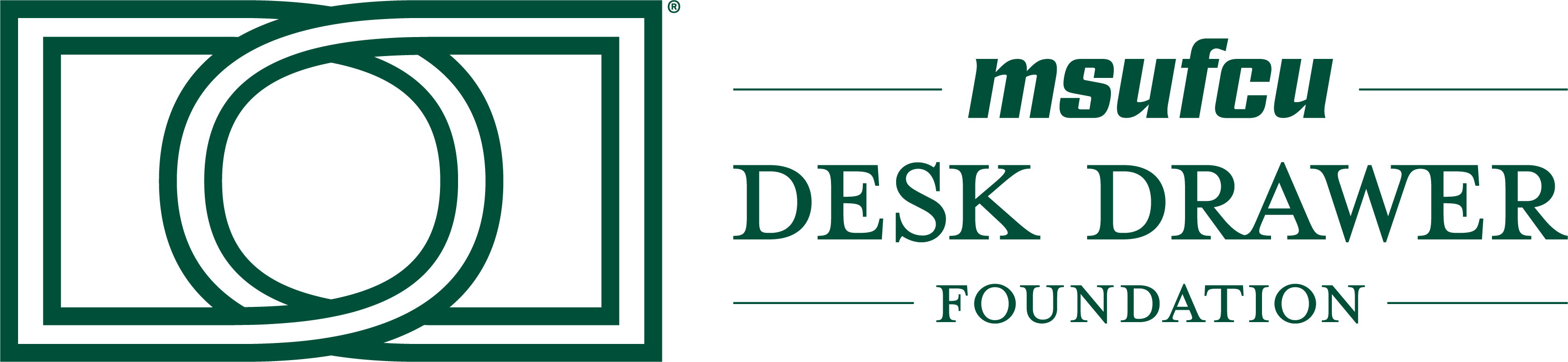 Logo for MSUFCU Desk Drawer Foundation