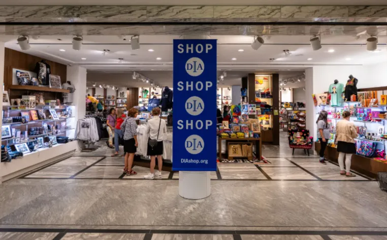 DIA Shop from the entrance