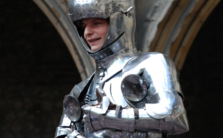 Daniel Jacquet in armor