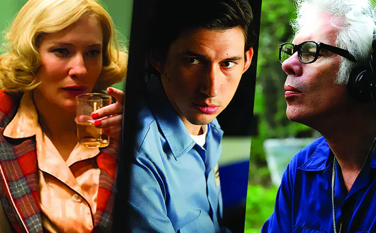 Cate Blanchett, Adam Driver, and Jim Jarmusch pictured