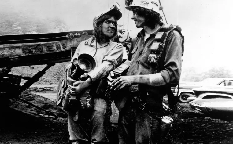 A still from Harlan County USA