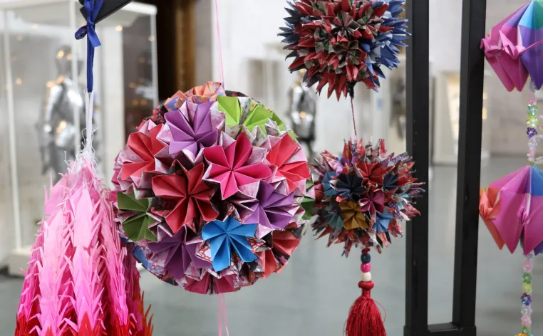 Paper crafts from a former Hinamatsuri event