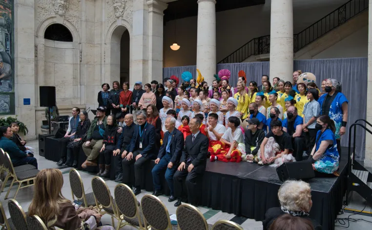 An AAPI Celebration Show in the DIA's Rivera Court