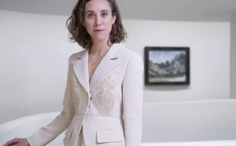 Megan Fontanella, pictured at the Solomon R. Guggenheim Museum, New York