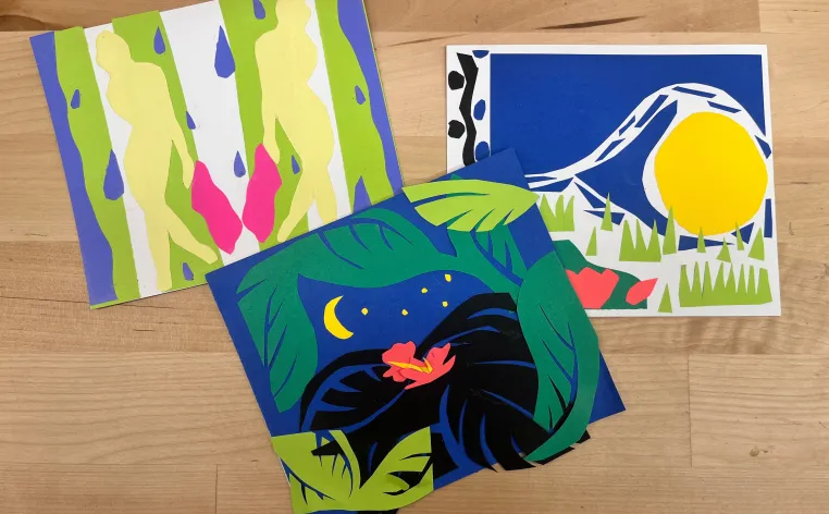 drawing with scissors drop in