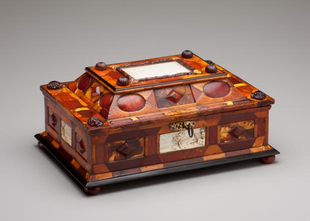 Photo: Courtly amber casket, ca. 1695, attributed to Gottfried Wolffram. Collection: Detroit Institute of Arts, Museum Purchase, Robert H. Tannahill Foundation Fund.