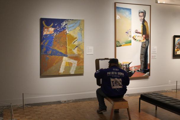 Drawing in the African American art galleries