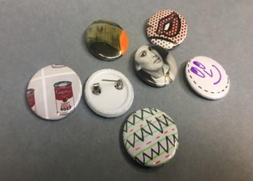 Pop art pins
