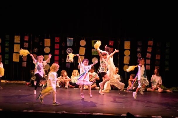 Dancers on stage for ArtLab J's Spring Concert