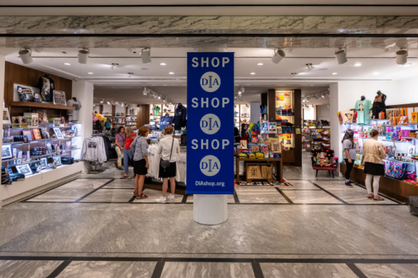 DIA Shop from the entrance
