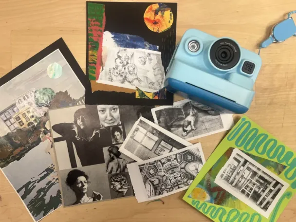 instant photo drop in workshop example