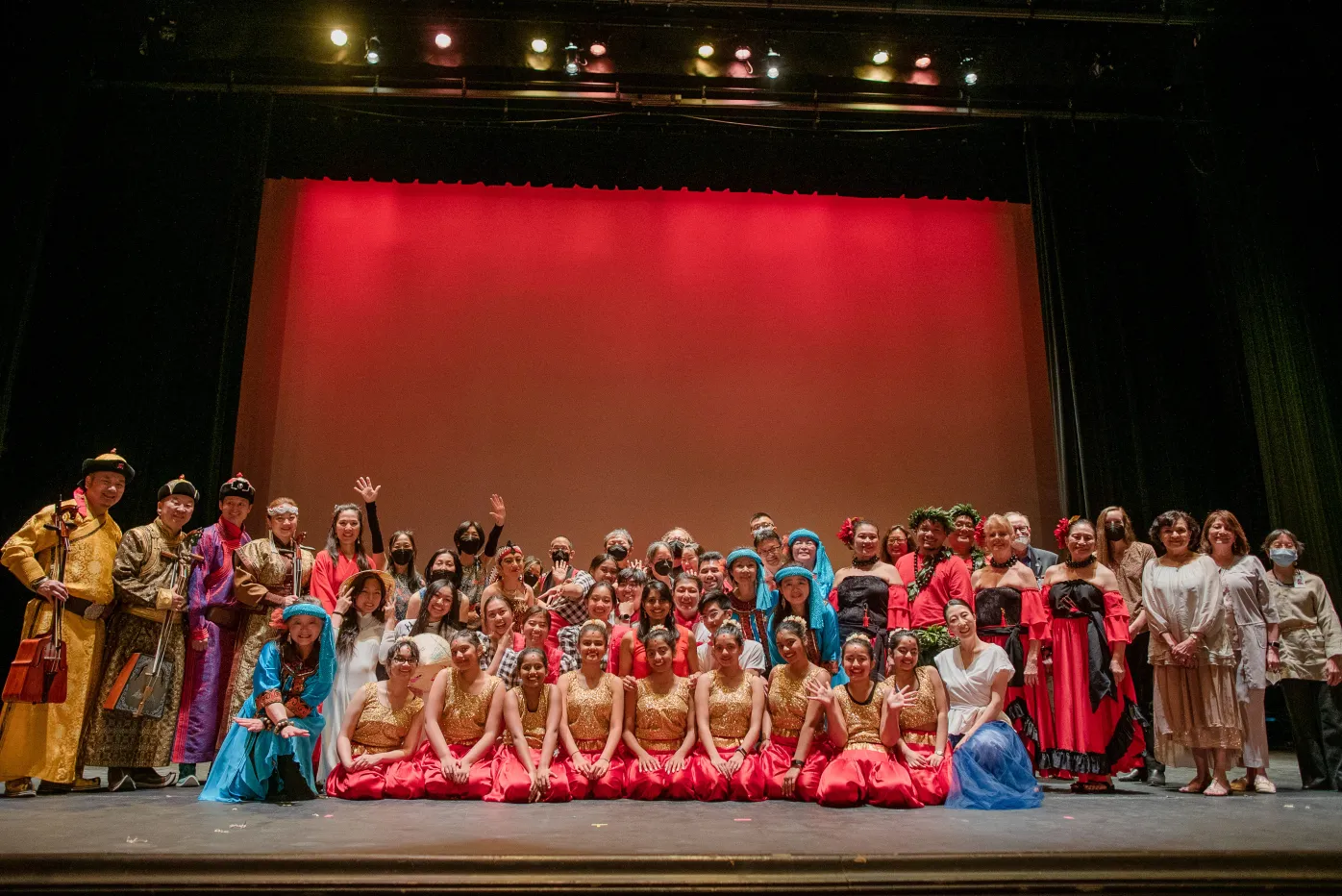 AAPI performers in the Detroit Film Theatre during 2022's celebration.