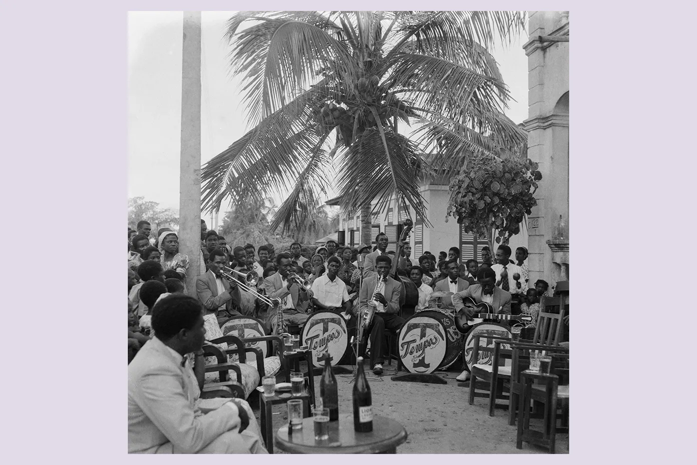 Tempos Band, Birthday Celebration, Adabraka, Accra, c. 1950, ca. 1950, printed later James Barnor, African, born 1929; gelatin silver print