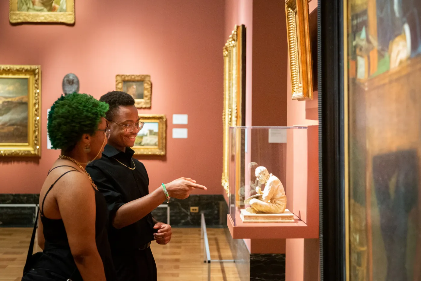 Teen Council members in the galleries