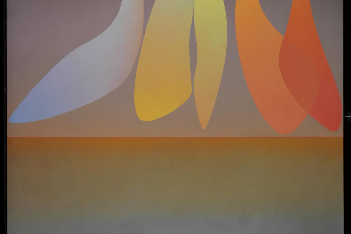 Charles McGee, Spectral Rhythms, early 1970s. Detroit Institute of Arts, Gift of Dr. Edward J. Littlejohn. Courtesy of the artist