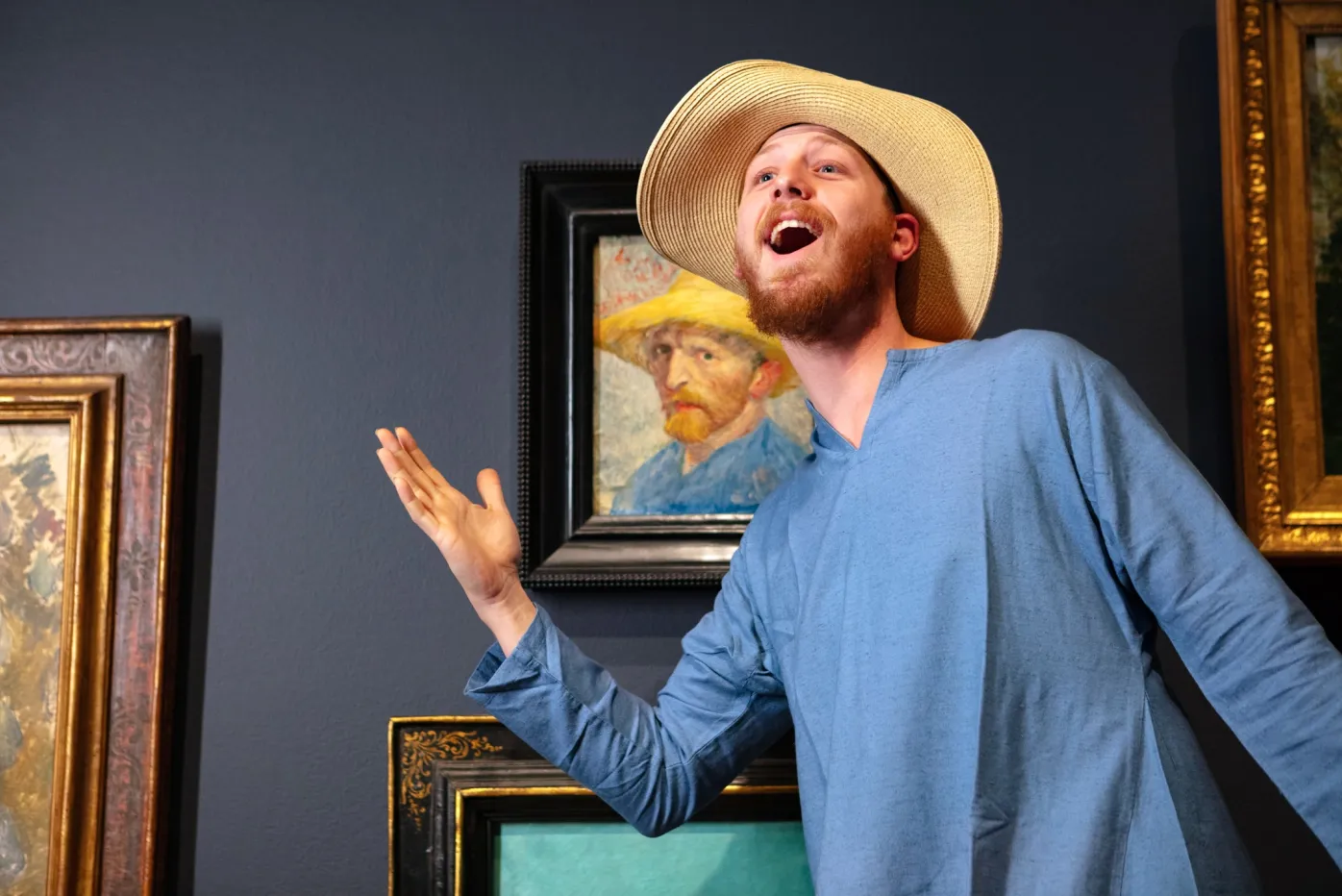 Filming "You Gotta Have Art" - Van Gogh Scene