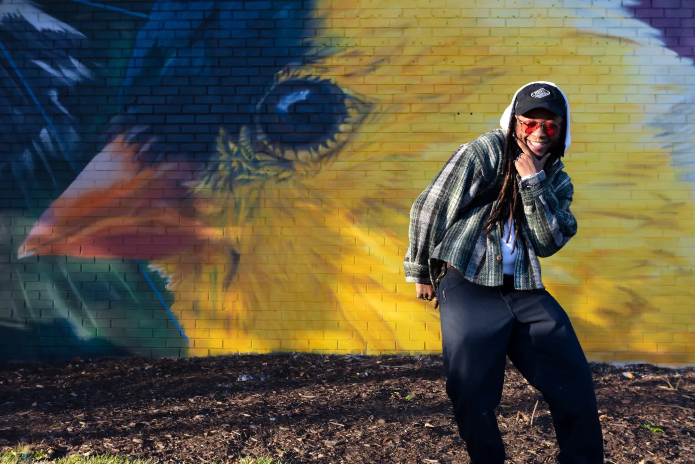 Bakpak Durden at Southfield Partners in Public Art Mural