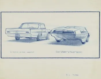 "61 Pontiac Catalina vs. Aerodynamic Streamlined Sedan