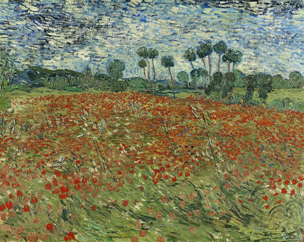 Poppy Field, 1890 — Vincent van Gogh