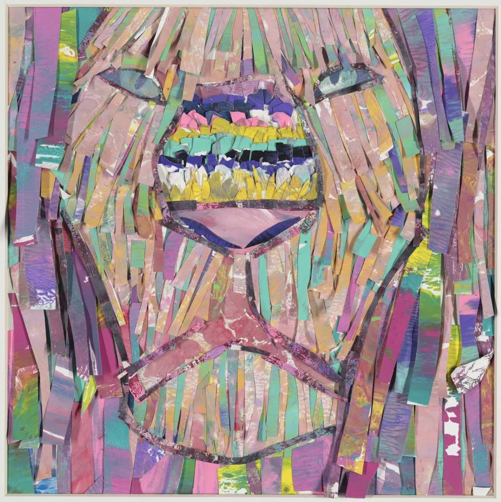 Sara Torres-Pantoja, "Rainbow Nose," mixed media 2D, Grade 6, Teacher: Kendra Lincourt