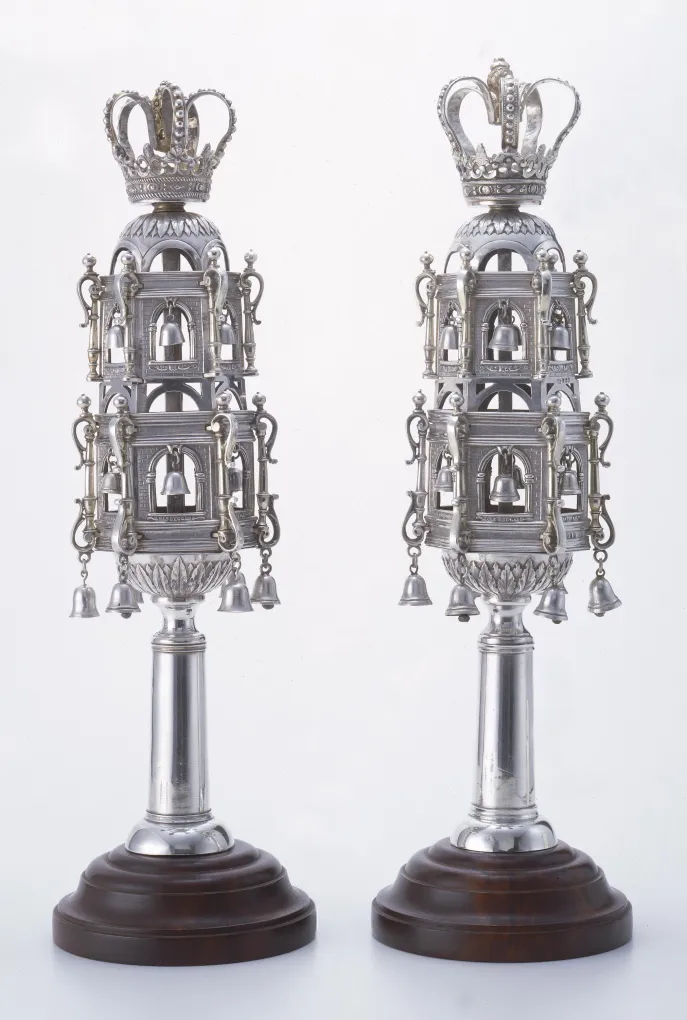 Solomon Hougham, Torah Finials, 1794. The Jewish Museum, Museum Purchase. 