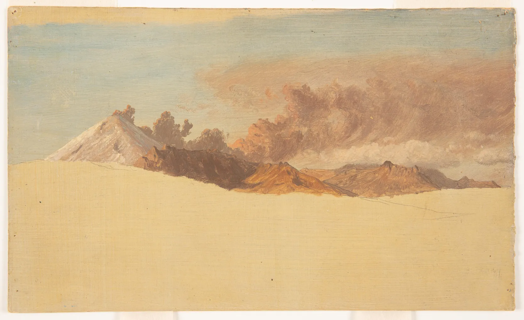 Frederic Edwin Church , Cotopaxi Erupting, Viewed from Quito, Ecuador, June 1857 