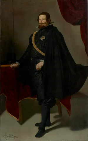 Diego Velázquez, Gaspar de Guzmán, Count-Duke of Olivares, ca. 1625-1626. The Hispanic Society of America, New York