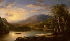Robert S. Duncanson, Ellen's Isle, Loch Katrine, 1871, oil on canvas. Detroit Institute of Arts, Gift of the Estate of Ralzemond D. Parker
