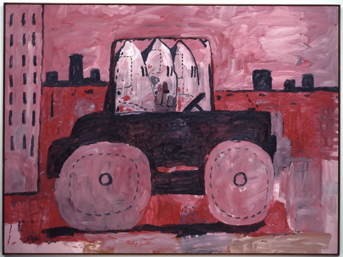 “City Limits,” 1969, Philip Guston, oil on canvas. Museum of Modern Art, New York, Gift of Musa Guston, 1991