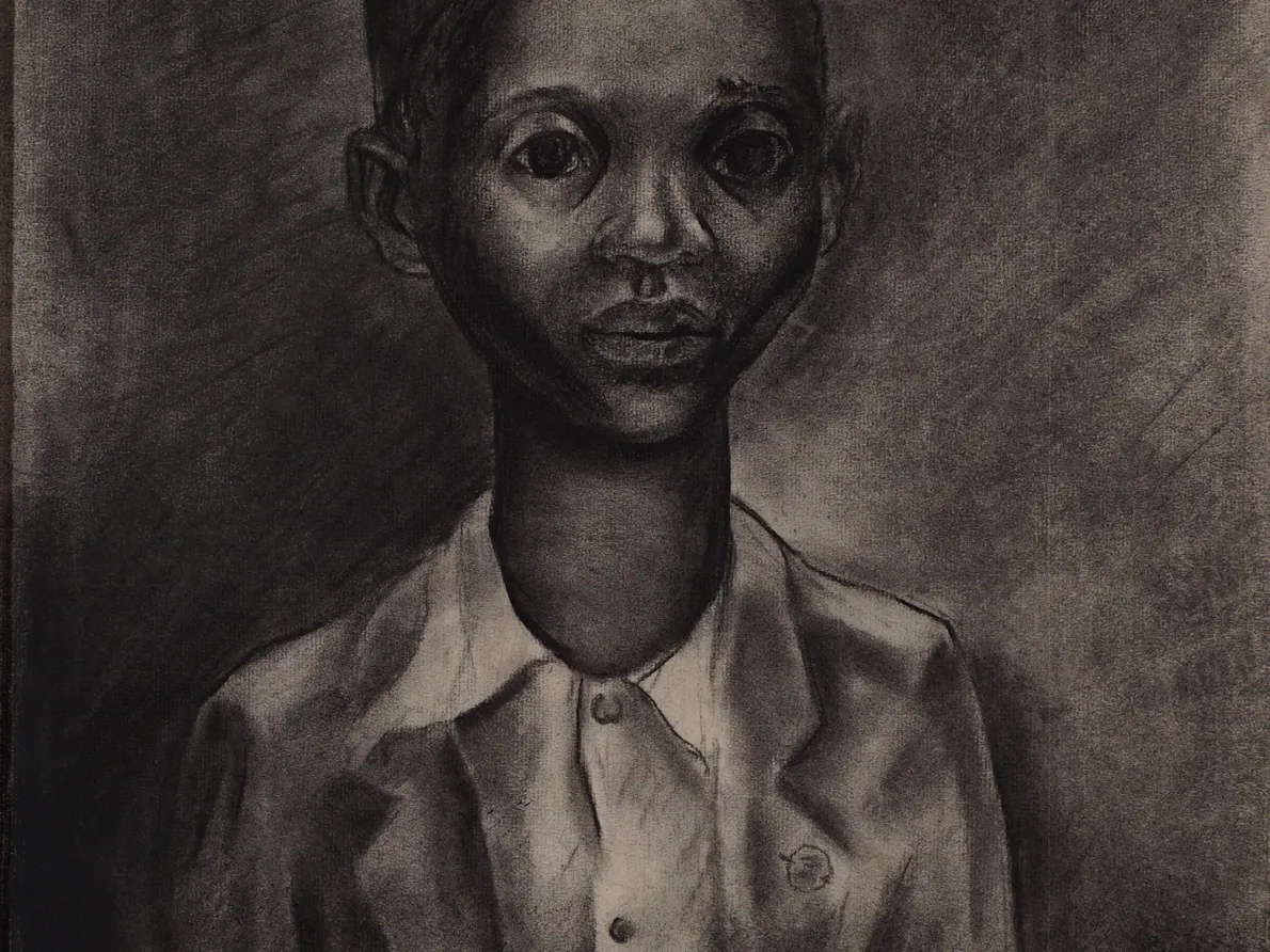 Charles Alston (American, 1907–1977). Young Boy, 1938. Charcoal; 24 7/8 x 19 in. Courtesy of Wesley and Missy Cochran, The Cochran Collection. Used with Permission.