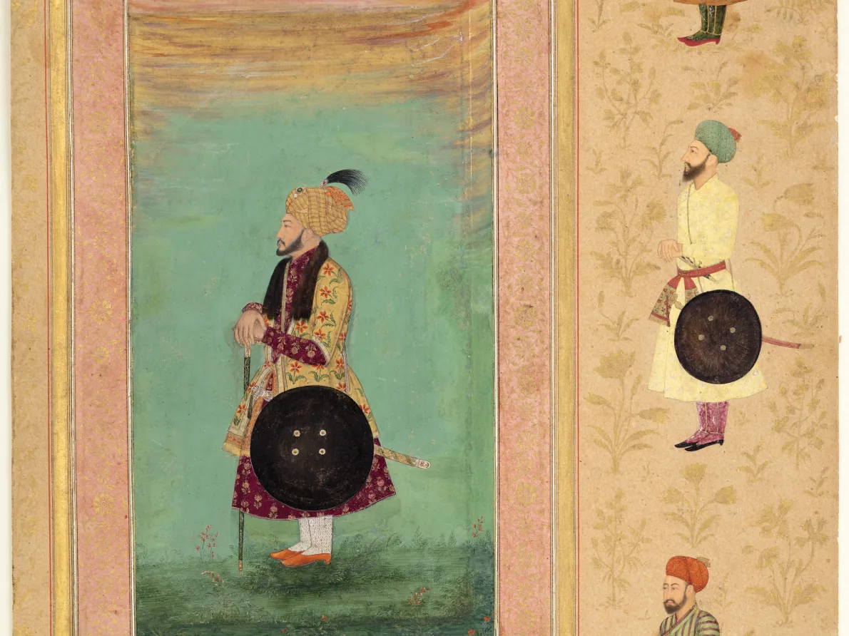 Folio from the Late Shah Jahan Album (Verso)