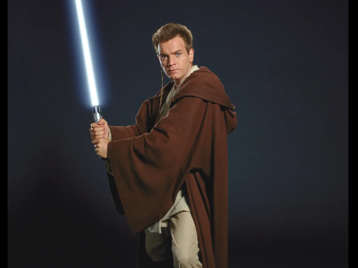 Obi Wan Kenobi, Jedi Robes. Star Wars™: The Phantom Menace.