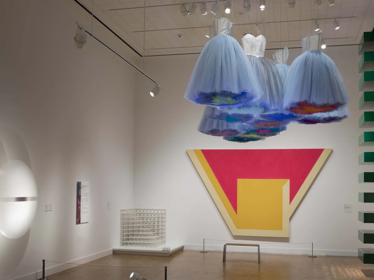 “Synthetic Cloud”, 2018, Isabel Toledo, Cuban-American (born 1960) and Ruben Toledo, Cuban-American (born 1961); Nylon. Courtesy of the artists and the Toledo Studio