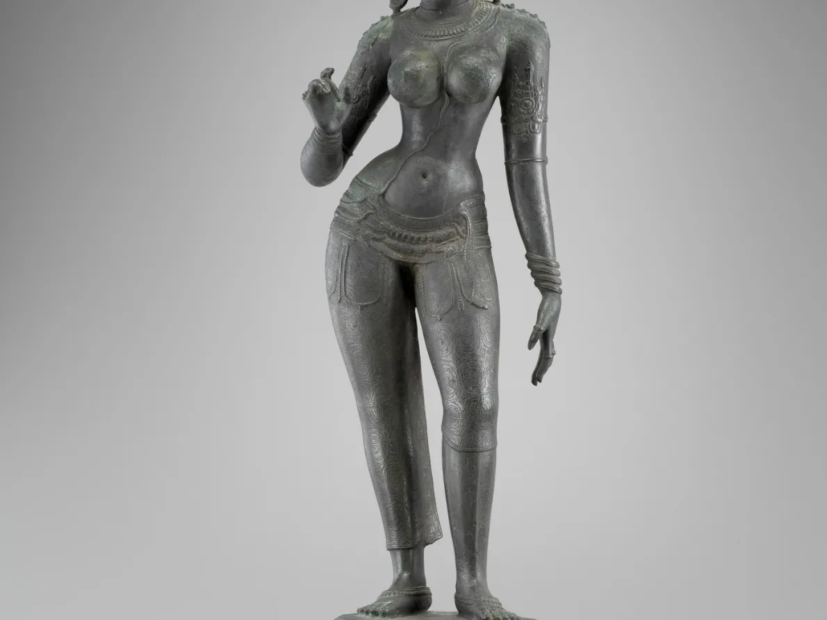 “Parvati,” 1200s, India (Tamil Nadu), copper alloy. Detroit Institute of Arts