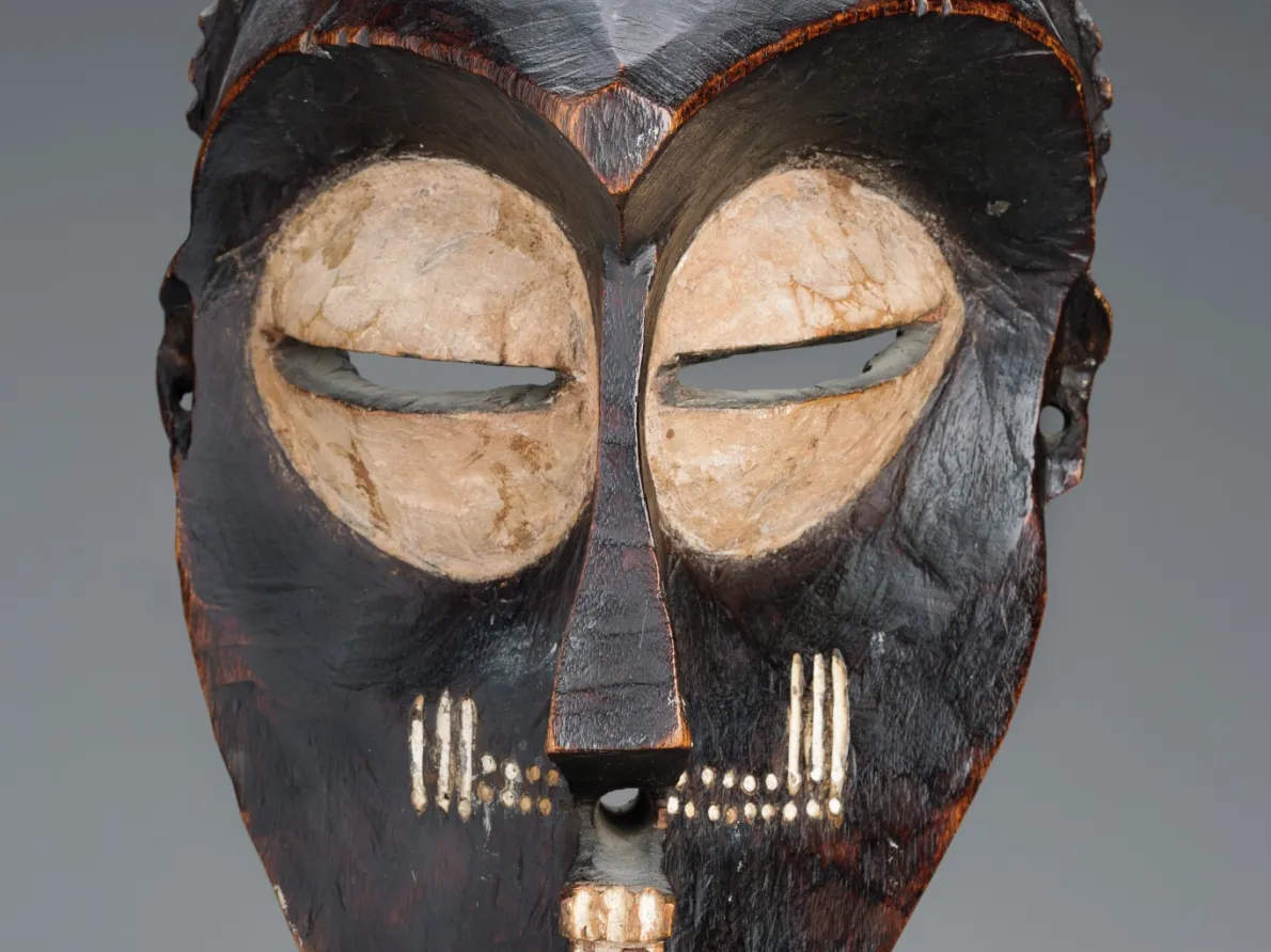 Mask, no date, Mbagani, African, wood, polychrome. Margaret Demant Bequest, Detroit Institute of Arts