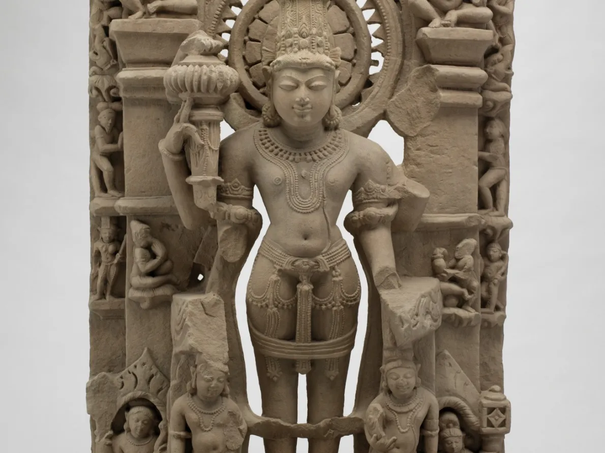 “Vishnu,” 900s, India (Madhya Pradesh), sandstone. Detroit Institute of Arts