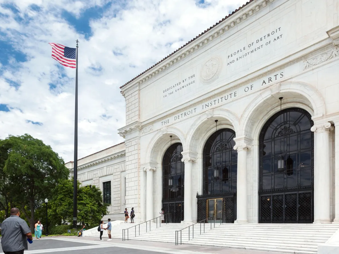 Facade of the Detroit Institute of Arts