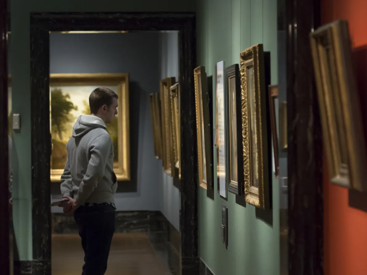 Gallery inside of the Detroit Institute of Arts