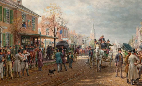 "Election Day 1844", 1913. Edward Lamson Henry