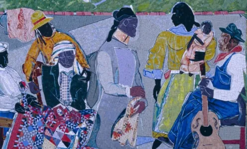 Romare Bearden mosaic