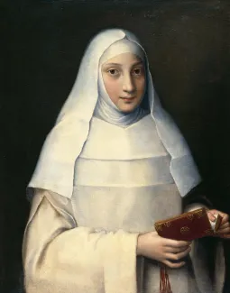 Sofonisba Anguissola (Italian, ca. 1535–1625), &quot;The Artist’s Sister in the Garb of a Nun,&quot; 1551, Oil on canvas. Southampton City Art Gallery, Purchased in 1936 through the Chipperfield Bequest Fund, 1979/14