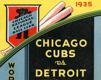 1935 World Series Program