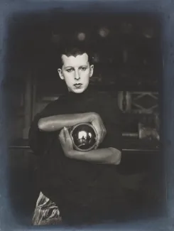 Claude Cahun (French, 1894-1954). Self-Portrait, ca. 1927, gelatin silver print. Detroit Institute of Arts, Founders Society Purchase, Albert and Peggy de Salle Charitable Trust and the DeRoy Photographic Acquisition Endowment Fund, 1993.25.