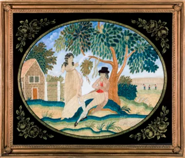 Rosina and Belleville, ca. 1810, Folwell School, Philadelphia. Collection of Sharon and Jeffrey Lipton. Photo courtesy of Stephen & Carol Huber.