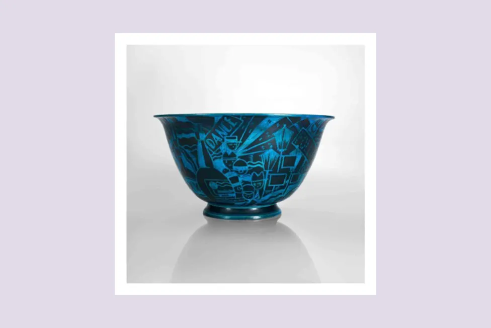 Blue bowl